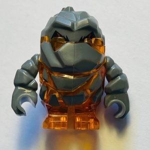 pm002G Power Miners- Rock monster Firox (Trans oranje) gebruikt *0M0000