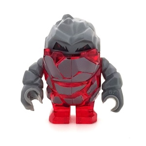 pm003 Power Miners- Rock monster Meltrox (Trans rood) NIEUW *0M0000