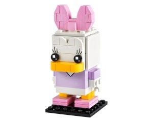 Set 40476-G BrickHeadz Daisy Duck, zonder doos (99% compleet) gebruikt *