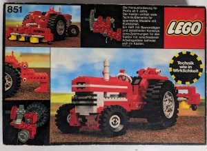 Set 851-G Tractor, met doos zonder plastic inlay (99% compleet) gebruikt * - Img 2