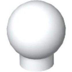 x12-1 Steen 1x1 rond- zonder inkeping onder (classic) wit NIEUW *0D001