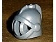 x167-66 Ridderhelm met visier met spijlen grijs, lichtparel NIEUW *0L0000