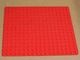 x184-5G Basisplaat 16x18 (geen nopgaten onder) rood gebruikt *3K000