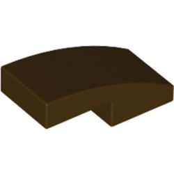11477-120 Dakpan rond 2x1 geen nop bruin, donker NIEUW *1B096