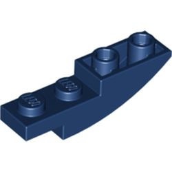 13547-63 Omgekeerde dakpan 4x1 rond blauw, donker NIEUW *1B105