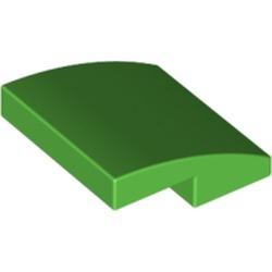 15068-36G Dakpan rond 2x2x2/3 geen noppen afgerond groen, helder gebruikt *1D037