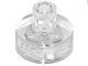 20482-12 Tegel rond 1x1 met staafje transparant NIEUW *1B147