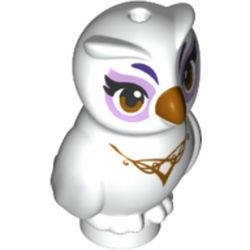21333pb01-1 Uil, baby (Nasha) wit NIEUW *0D000