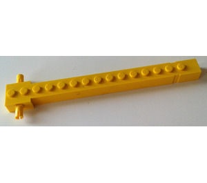 2350apb01-3G Kraanarm buitenzijde oude type met zwart links-rechts oatroon geel gebruikt *1E004