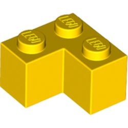 2357-3 Steen 2x2 hoek geel NIEUW *1B009