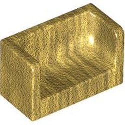 23969-115 Paneel 1x1x2 bankje met zijkanten goud, parel NIEUW *1L0000