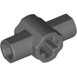 24122-85 Technic, Hub met twee stokhouders (hilt lightsaber) grijs, donker (blauwachtig) NIEUW *0B006