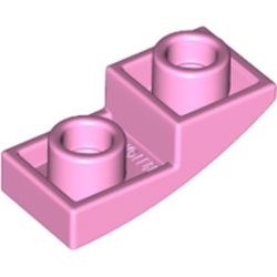 24201-104 Omgekeerde dakpan 2x1 rond roze, helder NIEUW *1B105