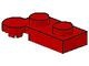 2430-5 Scharnierplaat 1x2 HORIZONTAAL TOP rood NIEUW *1L0000