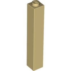 2453b-2 Steen 1x1x5 DICHTE nop crème NIEUW *5K0000