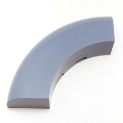 24599-55 Steen 5x5x1 gebogen (Macaroni) blauw, zandkleurig NIEUW *