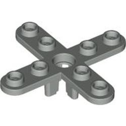 2479-9 Rotor 5x5 afgeronde bladen (4 bladen) lichtgrijs (klassiek) NIEUW *0D0000