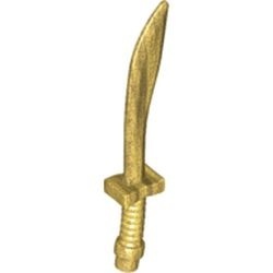 25111-115 Zwaard/Sabel goud, parel NIEUW *0L0000