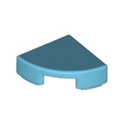 25269-156 Tegel 1/4 rond blauw, middenazuur NIEUW *5A078