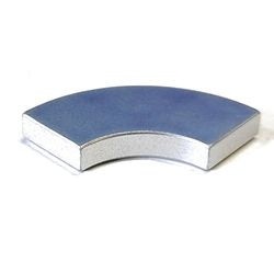 27925-67 Tegel 2x2 Macaroni zilver, metallic NIEUW *5A073
