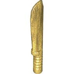 29109-115 Wapen Machete goud, parel NIEUW *1R0000