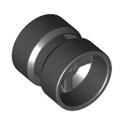30027b-11G Wiel klein 8x9mm breed asgat (raceauto) zwart gebruikt *5W000