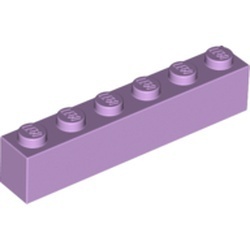 3009-154 Steen 1x6 lavender, licht NIEUW *5K0000