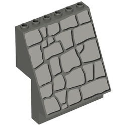 30156px1-10G Paneel dakpan rotspatroon 4x6x6 donker, grijs (klassiek) gebruikt *5R0000