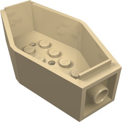 30163-2 Sarcophaag/doodskist, zonder deksel crème gebruikt *5K000