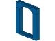 30257-7G Poort 1x6x6 boog bovenin blauw gebruikt *