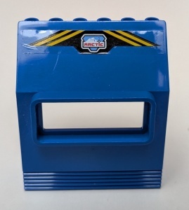 30288pb02-7G Paneel 3x6x6 met uitsnede Arctic Logo (Sticker) PAKKETPOST blauw gebruikt *5P0000