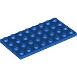 3035-7 Platte plaat 4x8 blauw NIEUW *5K0000
