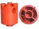 30361-5 Steen, 2x2x2 rond (Robot Body) (loc 03-03) rood NIEUW *1L000