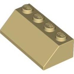 3037-2 Dakpan 45 graden 4x2 crème NIEUW *1B154