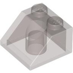 3039-13 Dakpan 45 graden 2x2 transparant bruin (kleurnaam was: trans ZWART) NIEUW *1B135