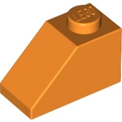 3040-4 Dakpan 45 graden 1x2 oranje NIEUW *1B130