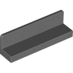 30413-85G Paneel 1x4x1 (bankje lang) grijs, donker (blauwachtig) gebruikt *1B395