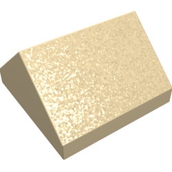 3043-2G DakNOK 45 graden 2x2 crème gebruikt *1D034