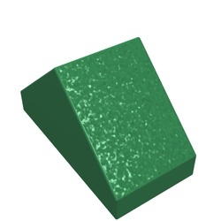 3044b-6 DakNOK 45 graden 1x2 met bodemPIN groen NIEUW *1L183
