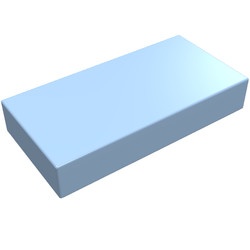 3069b-105 Tegel 1x2 blauw, lichthelder NIEUW *1B110