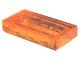 3069b-98 Tegel 1x2 transparant oranje NIEUW *1B109