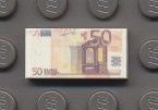 3069b-CUS004 Tegel 1x2 Eurobiljet 50 Euro wit NIEUW * - Img 2