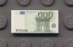 3069b-CUS005 Tegel 1x2 Eurobiljet 100 Euro wit NIEUW *