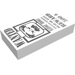 3069bpx37-1G Tegel 1x2 gezocht poster wit gebruikt *5T02-07