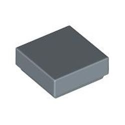 3070b-55G Tegel 1x1 blauw, zandkleurig gebruikt *1B338