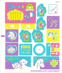 3188stk01 STICKER 3188 Friends- Heartlake Vet NIEUW *0S0000