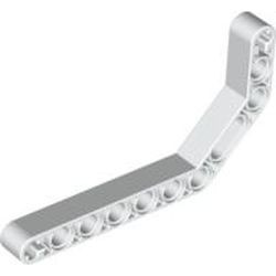 32009-1 Technic, Hefbalk 1x11.5 Dubbelgebogen dik wit NIEUW *1D000