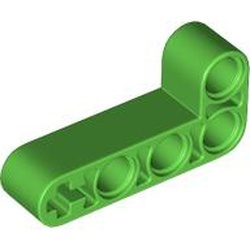32140-36 Technic, Hefbalk 2x4 L-vorm dik groen, helder NIEUW *1D000