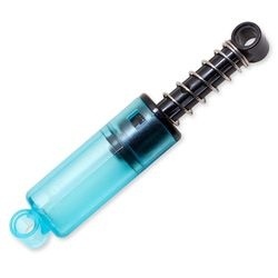 32181c04-15G Technic schokbreker 10L Damped, zachte veer transparant lichtblauw gebruikt *0d000