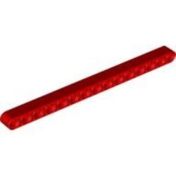 32278-5 Technic, Hefbalk 1x15 dik rood NIEUW *1D000